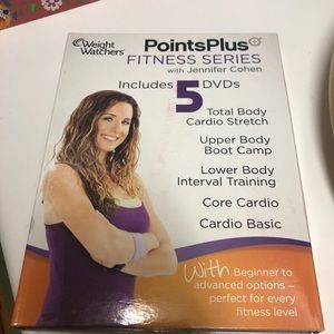 WeightWatchers point plus Fitness Series with Jennifer Cohen 5 DVDs